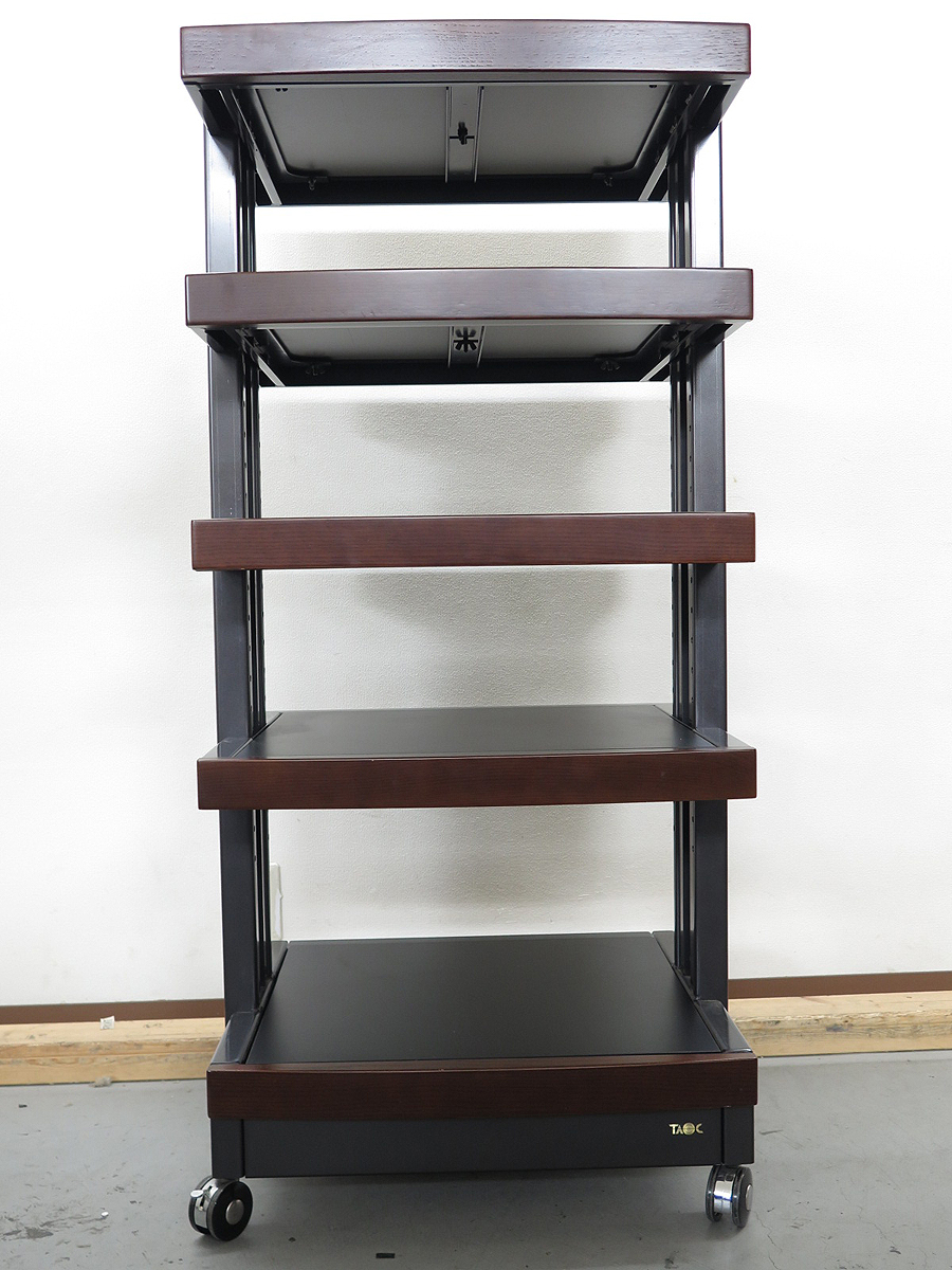 タオック TAOC CS-5D オーディオラック 5段 キャスター付 @35452