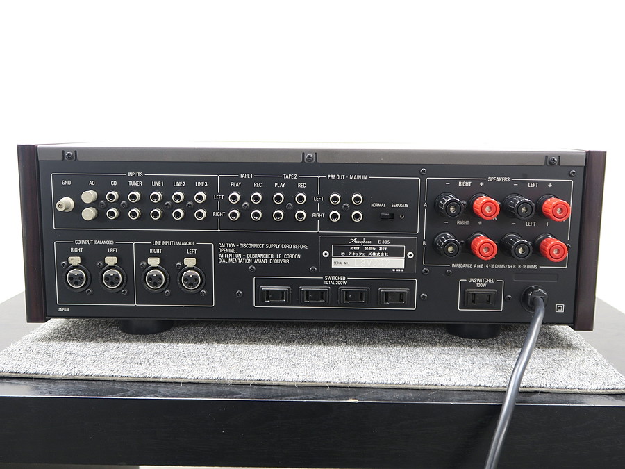 アキュフェーズ Accuphase E-305 プリメインアンプ @43160 / 中古