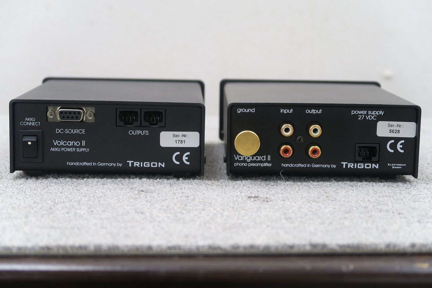 TRIGON VANGUARD Ⅱ + VOLCANO Ⅱ フォノイコ 強化電源 セット @48139