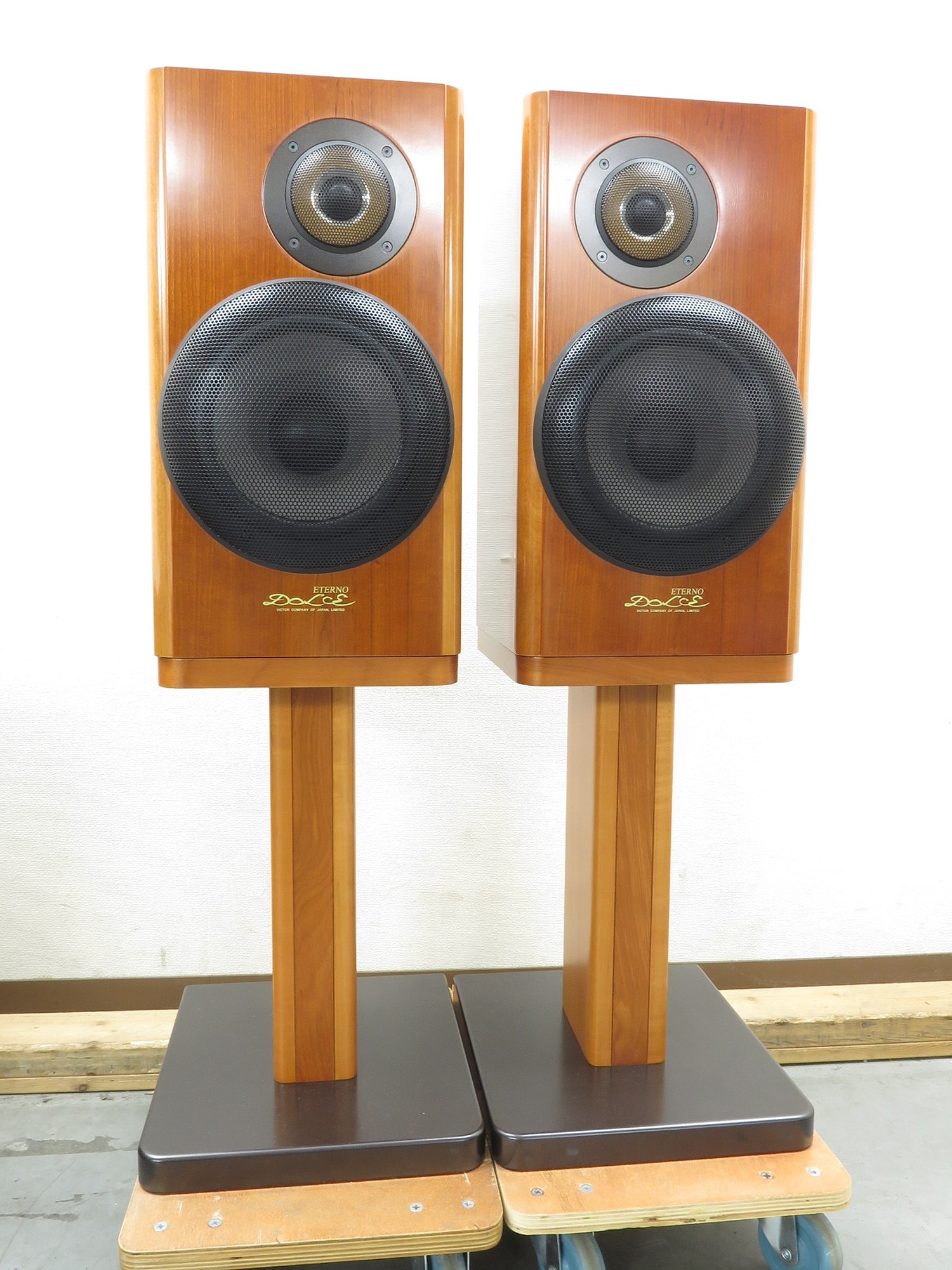 ビクター Victor SX-500DE スピーカーペア スタンド付 @48446 / 中古