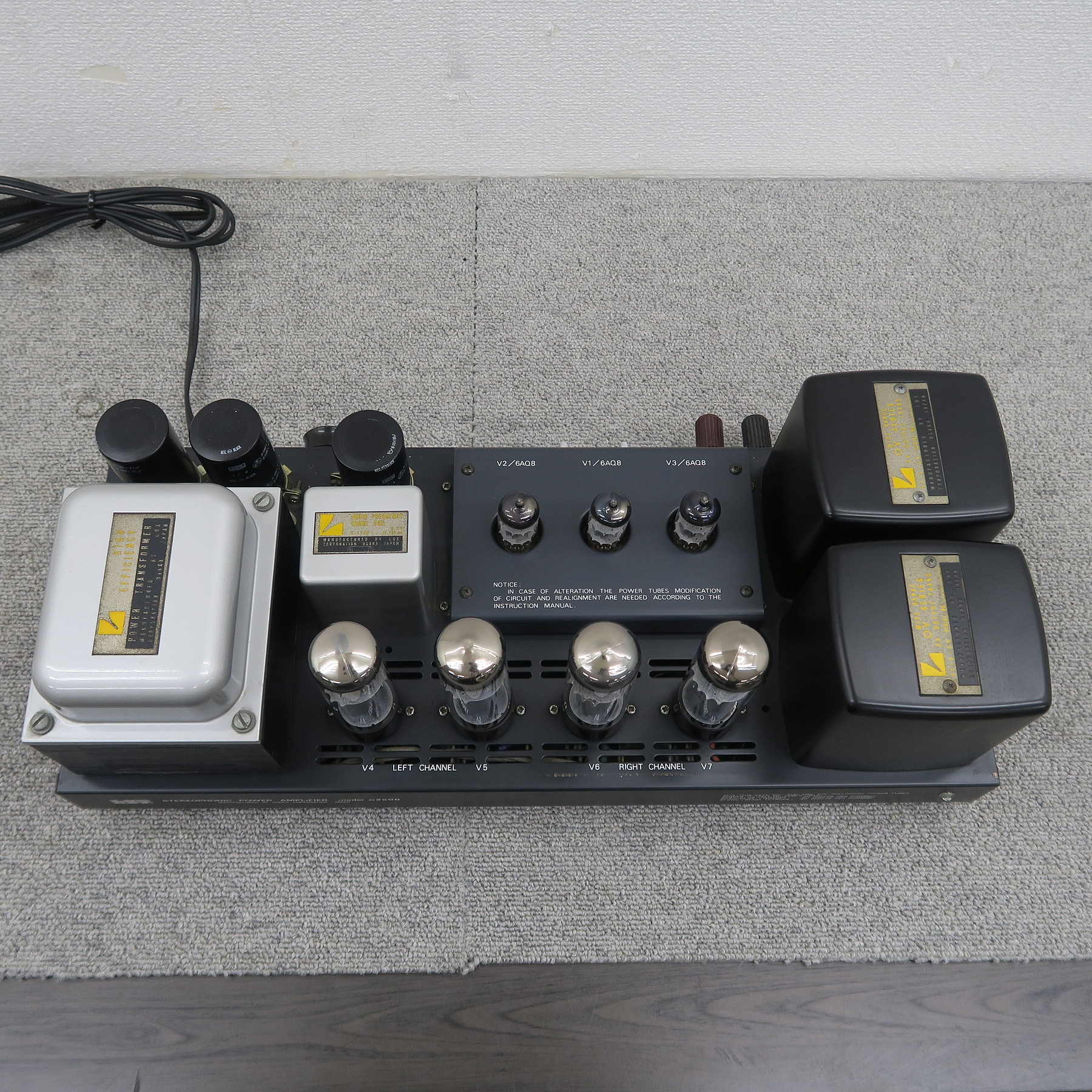 ジャンク】LUXKIT A3500 パワーアンプ ラックスキット @57581 / 中古