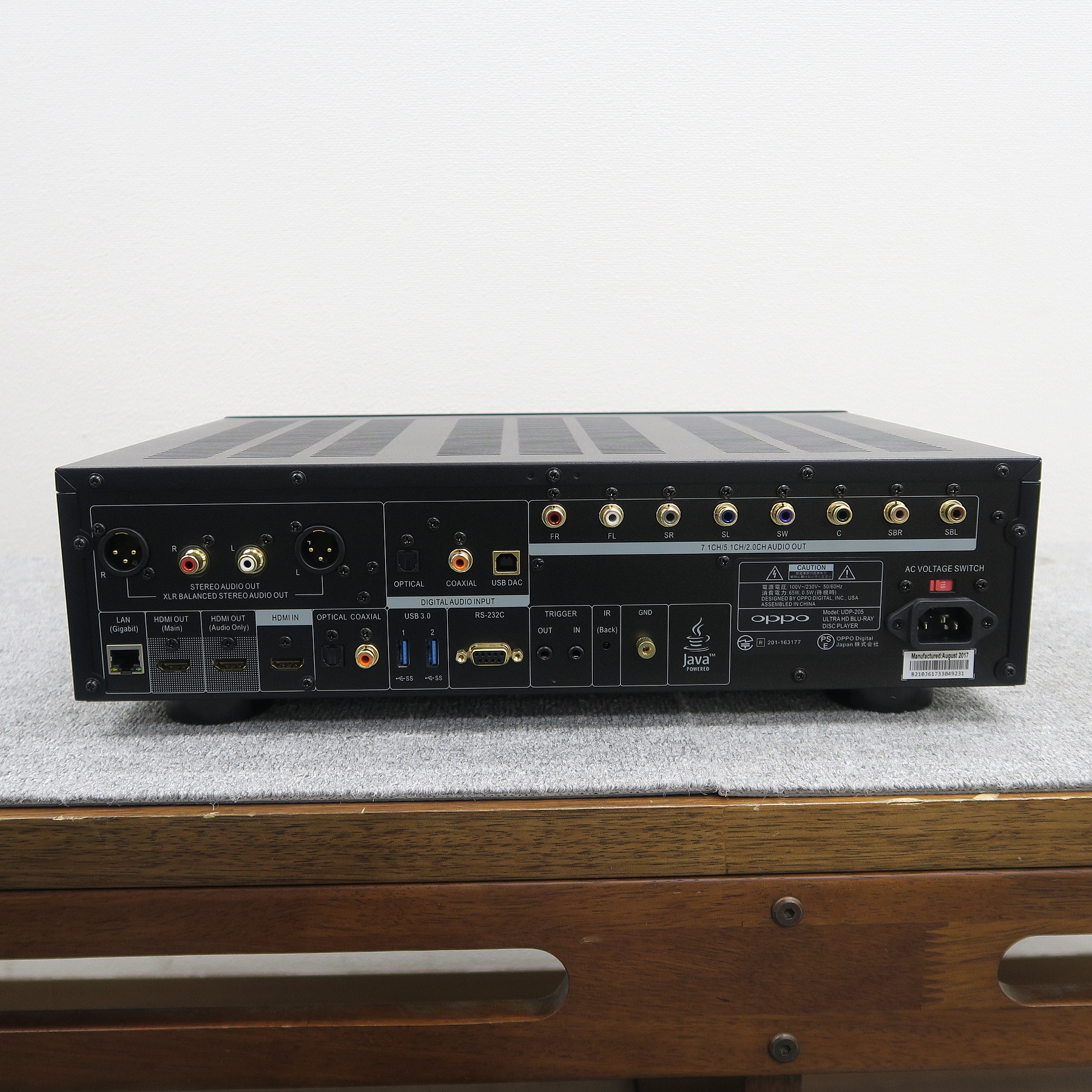 Aランク】オッポ OPPO UDP-205 BDプレーヤー【元箱】@50515 / 中古