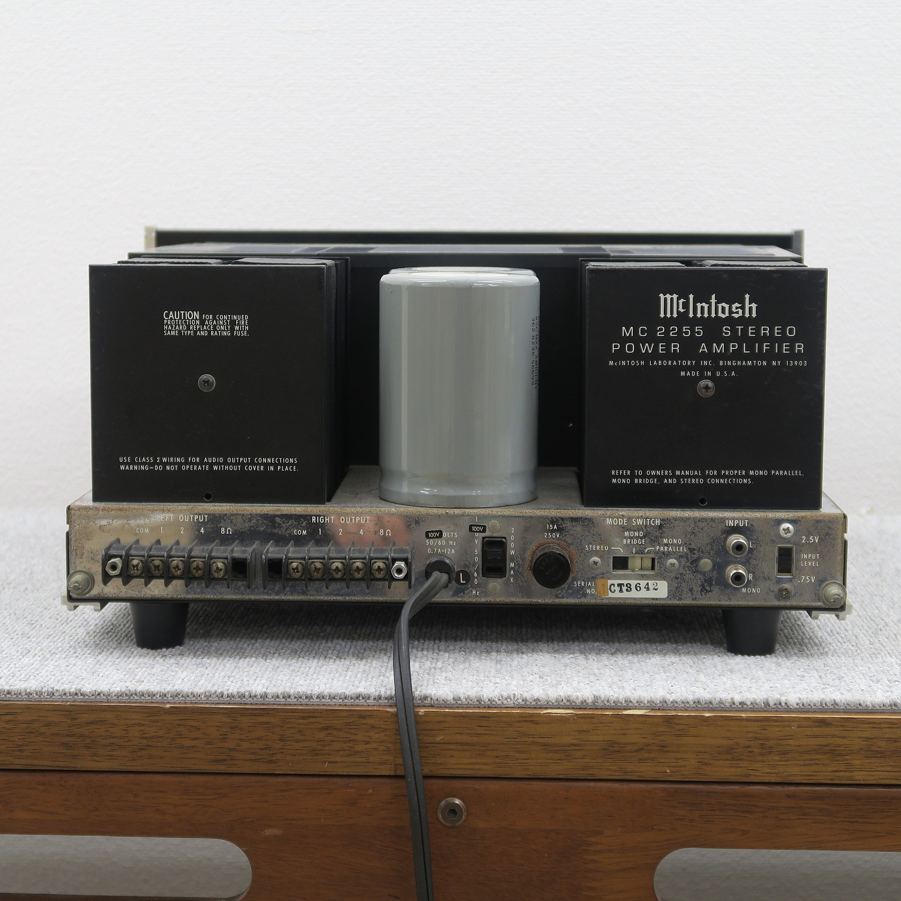 Bランク】マッキントッシュ Mcintosh MC2255 パワーアンプ @51037