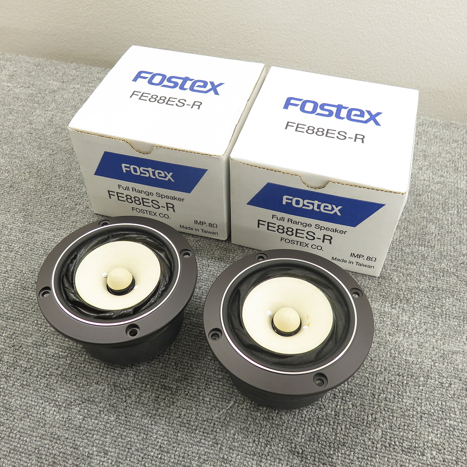 Bランク】フォステクス FOSTEX FE88ES-R スピーカーユニットペア 元箱