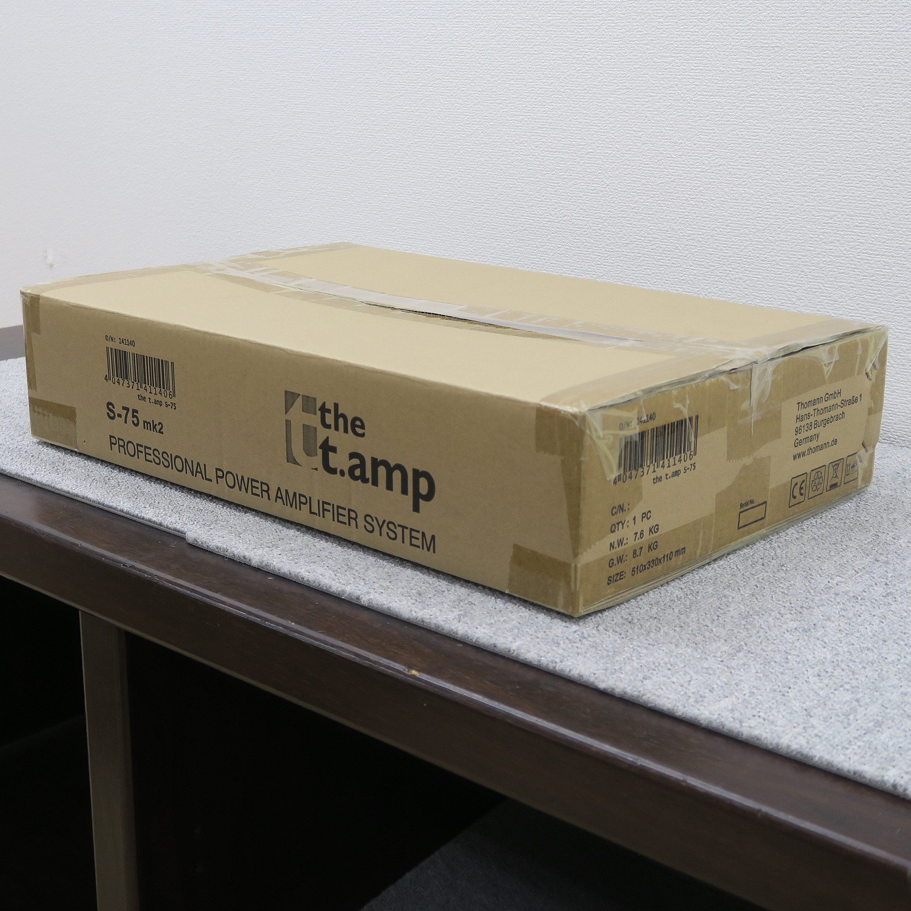 Sランク】トーマン Thomann S-75mk2 パワーアンプ【元箱】@51303