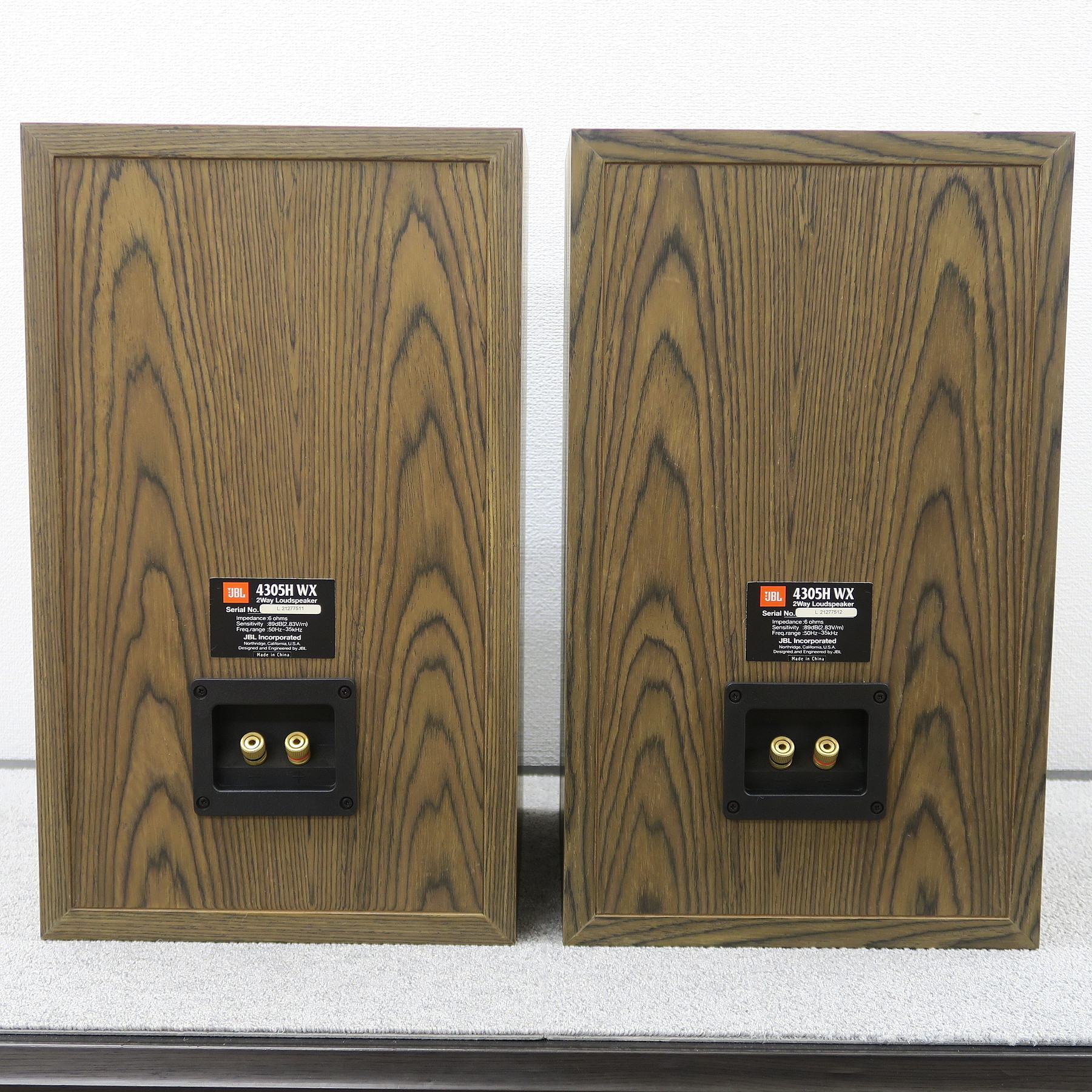 Aランク】ジェイビーエル JBL 4305H WX スピーカーペア 【元箱】@52883