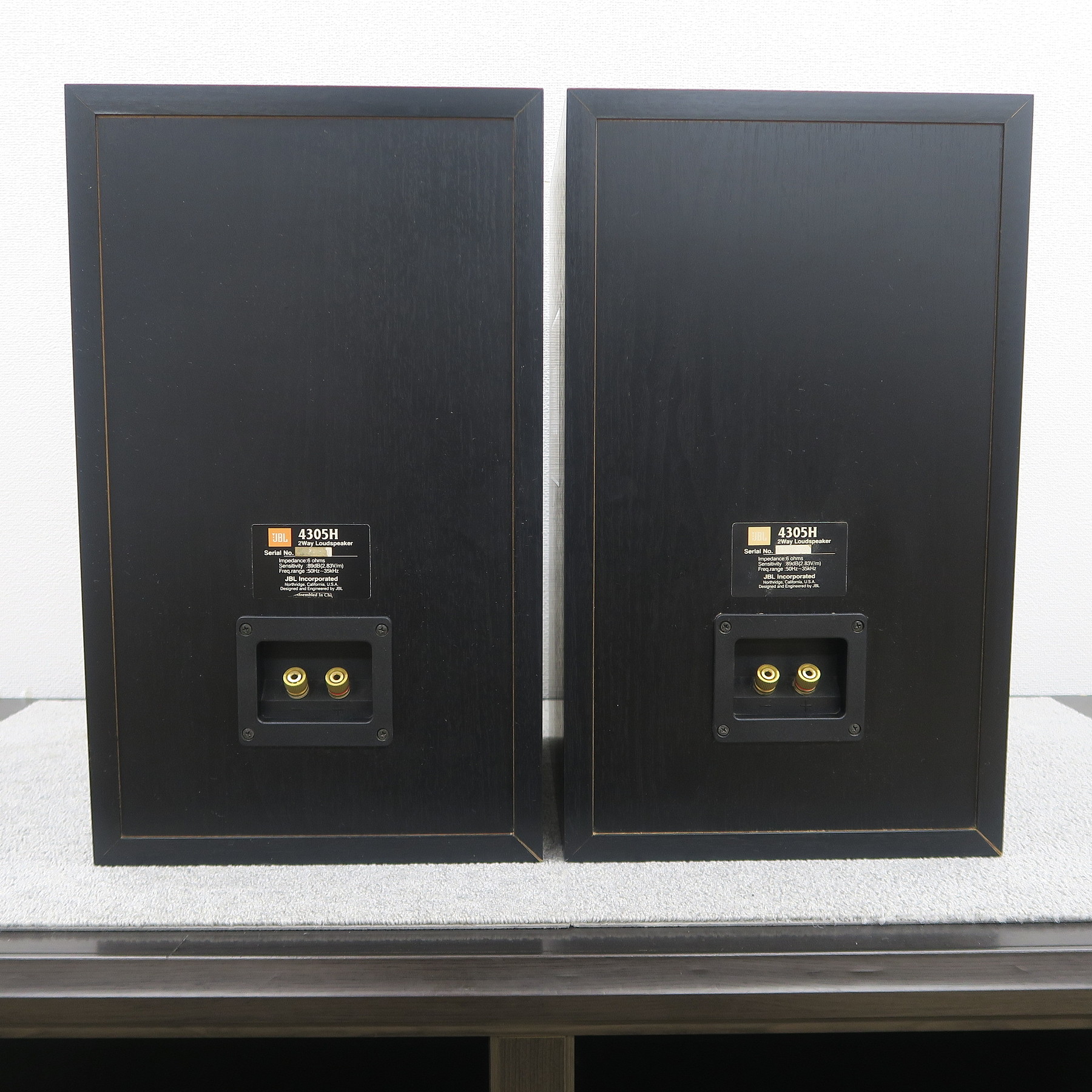 Bランク】ジェイビーエル JBL 4305H BK スピーカーペア【元箱】@53562
