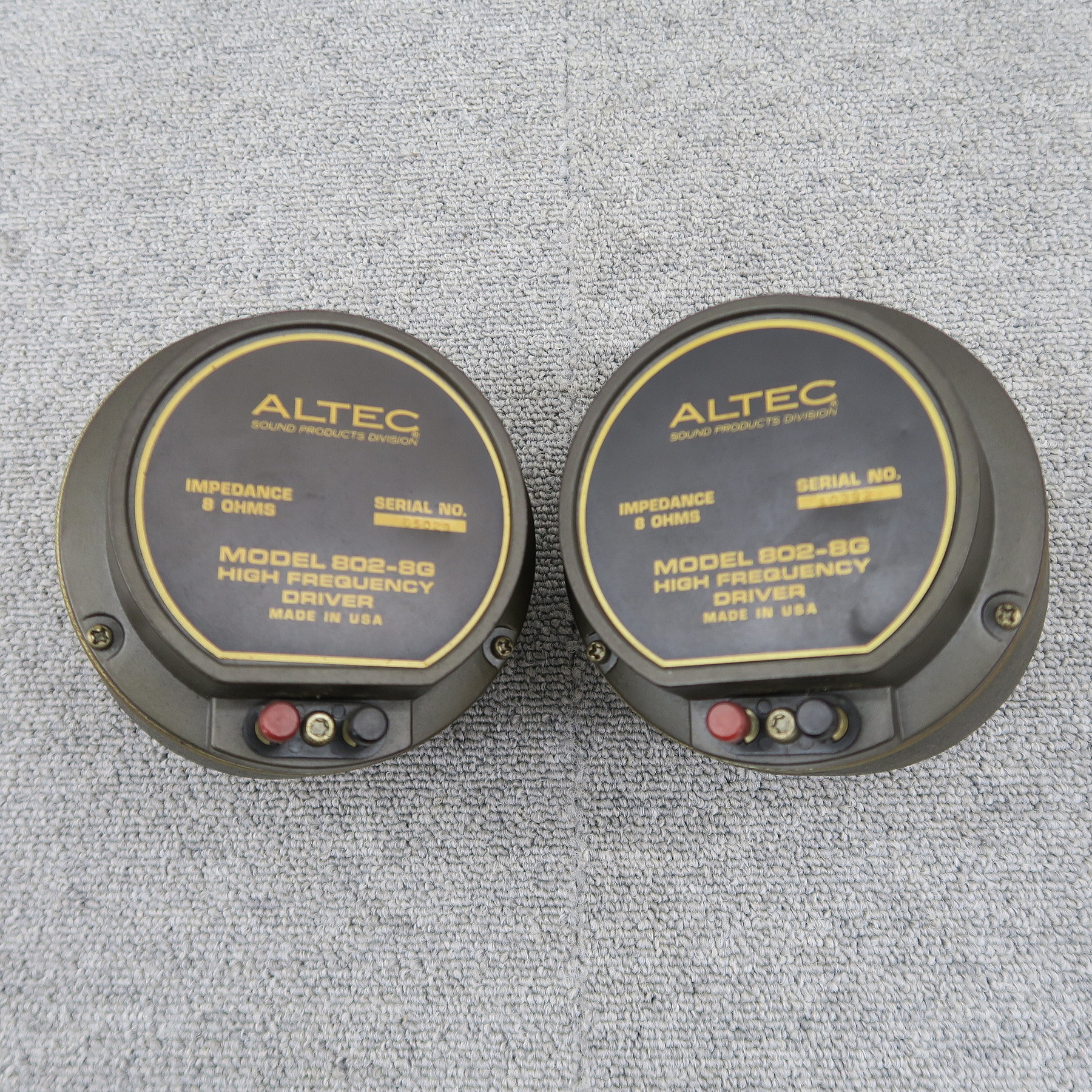 Bランク】ALTEC 802-8G ドライバーユニット アルテック @56034 / 中古