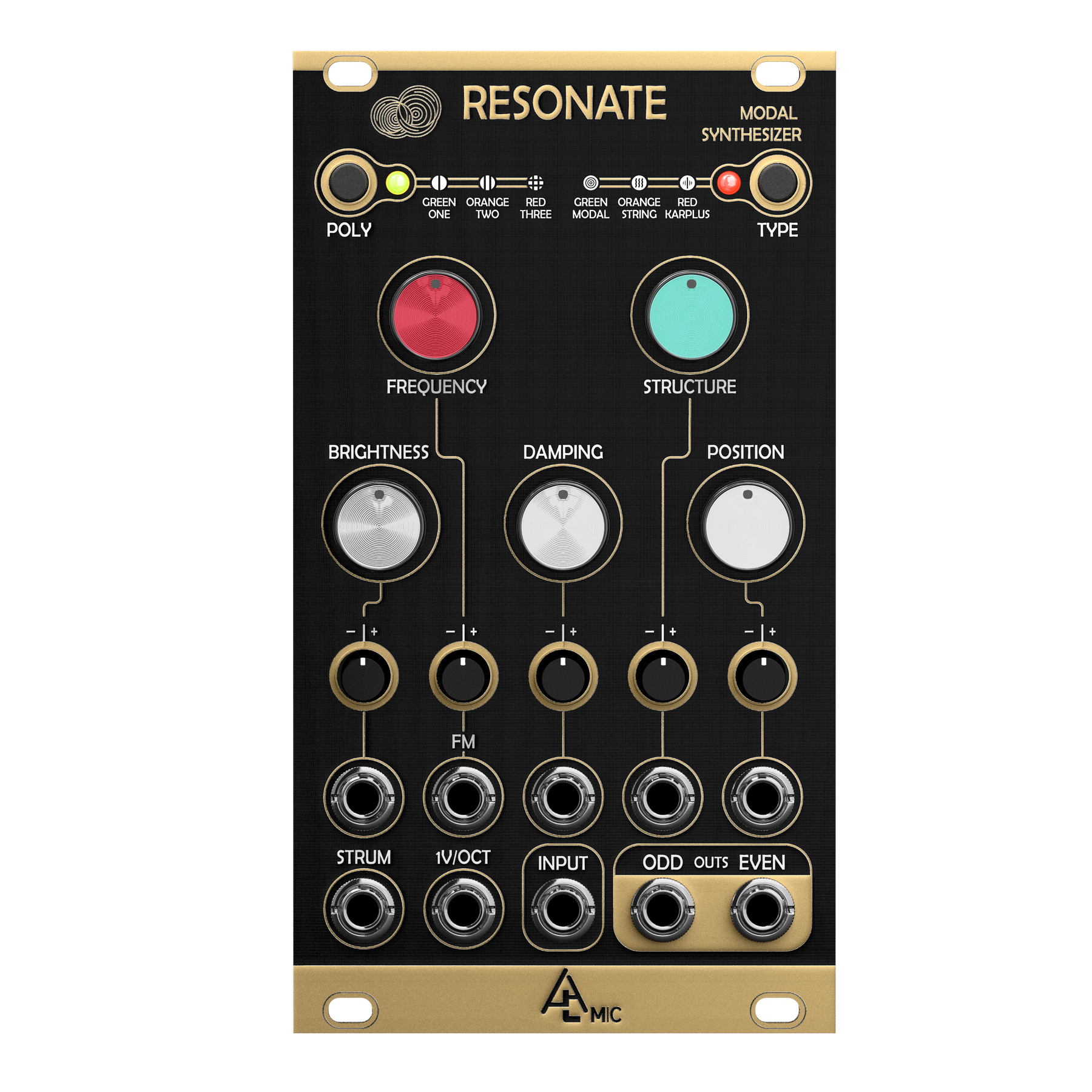 After Later Audio μO_C 替パネル付 モジュラー After Later Audio