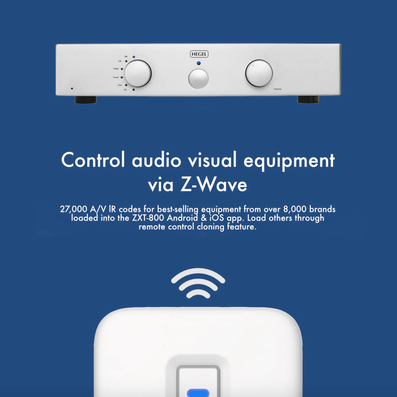 ZXT-800 Remotec IR Extender ZWave Plus Controller - Aartech Canada
