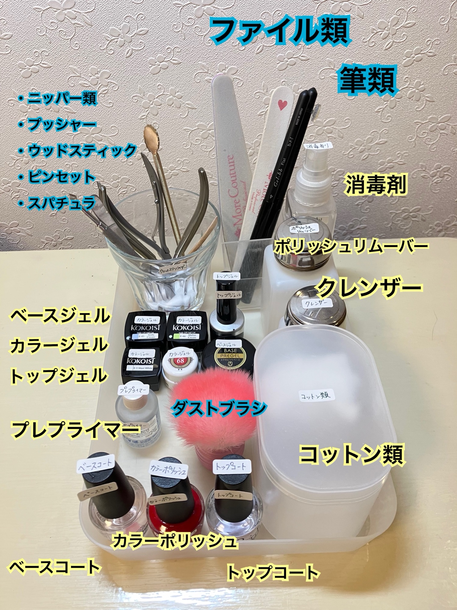 ユーキャン ネイリスト講座道具テキスト(3級.2級.JNAジェル検定初級