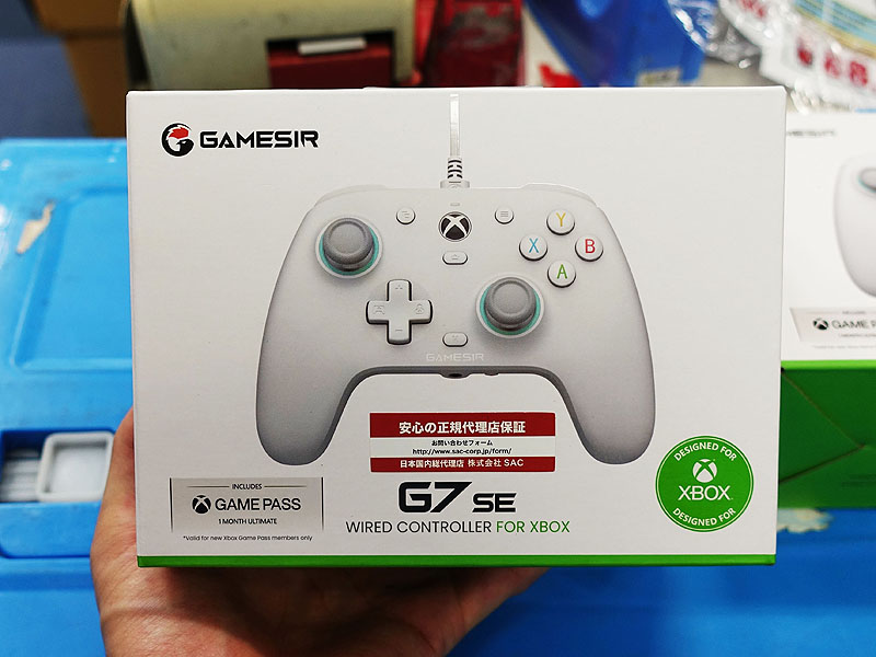 ドリフトが発生しないゲームパッド「GameSir G7 SE」が店頭入荷、背面