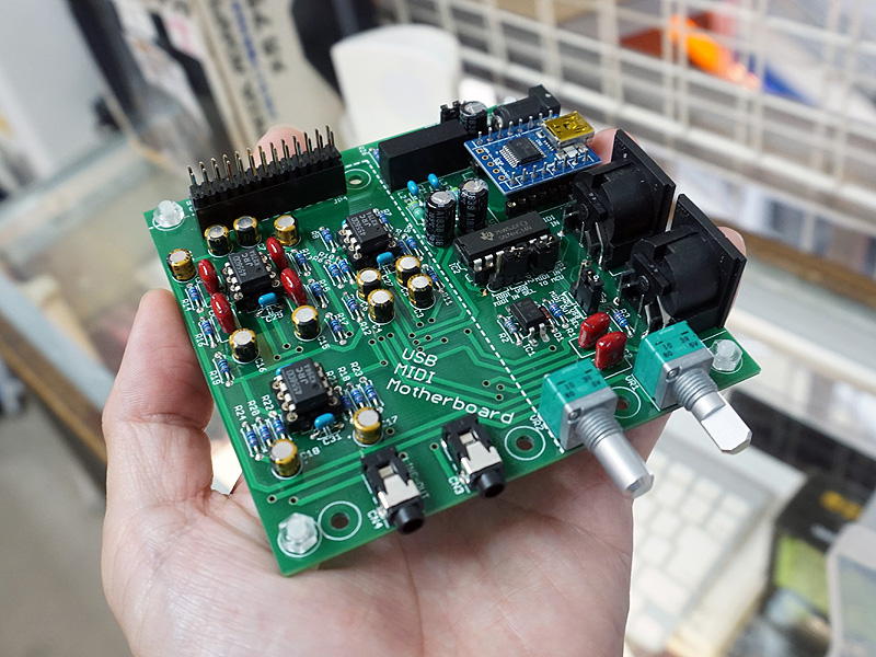 WaveBlaster互換のMIDIドーターカードをUSB音源化するキットが入荷