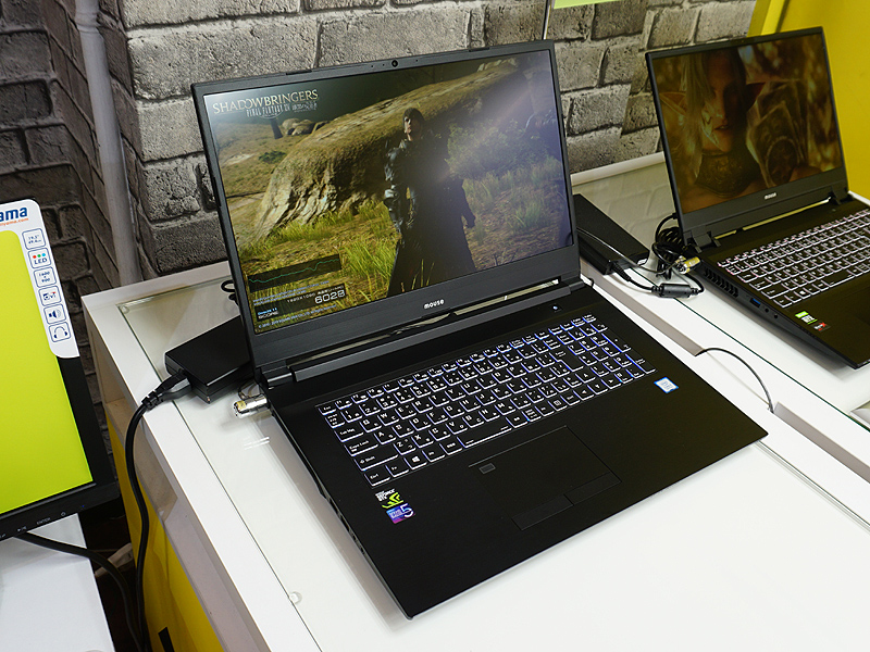 Core i7-9750H搭載の大画面17.3型ノート「m-Book W890」が発売、内蔵