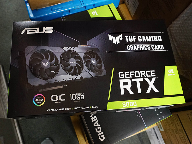 ASUSのOC版GeForce RTX 3080「TUF-RTX3080-O10G-GAMING」が2日発売