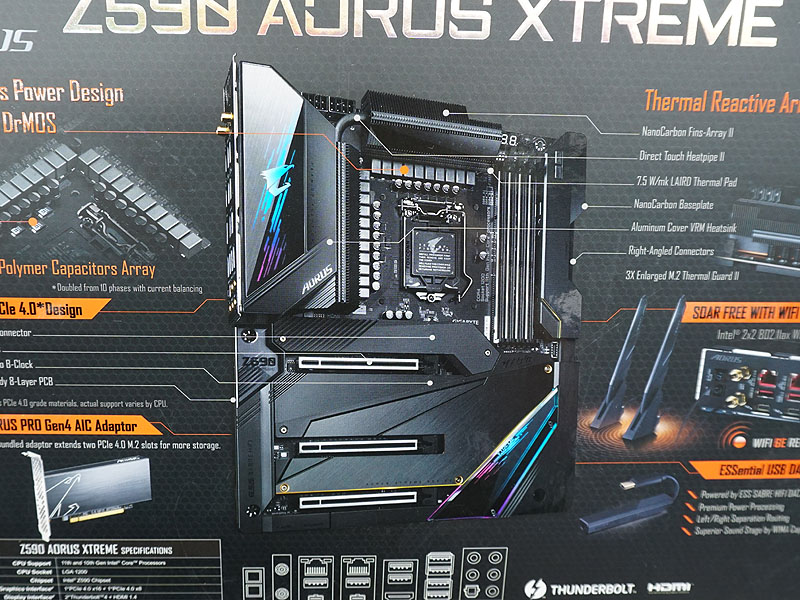 機能てんこ盛りのGIGABYTE製マザー「Z590 AORUS XTREME」が発売、実売