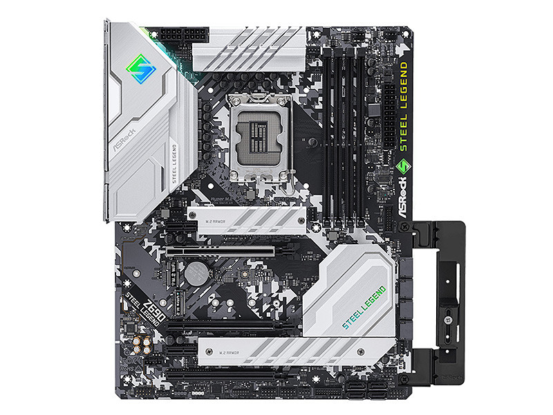 ASRockの「Z690 Steel Legend」が発売、DDR4メモリ対応でビデオカード