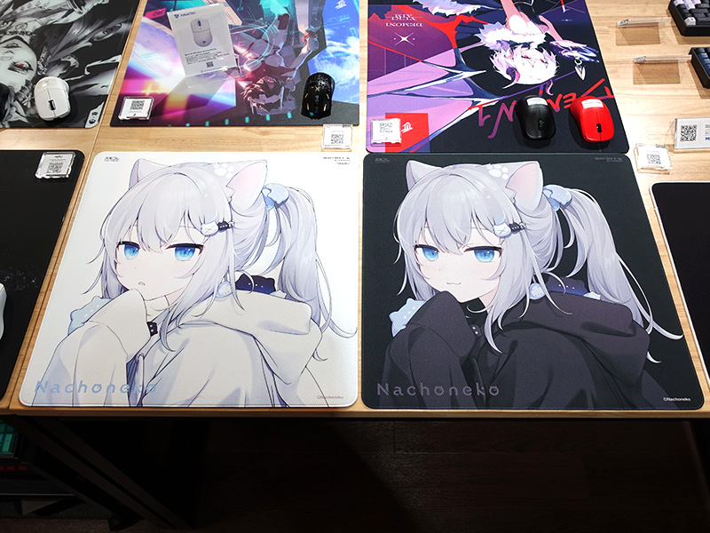 Nachoneko」コラボデザインのゲーミングマウスパッドがふもコレから