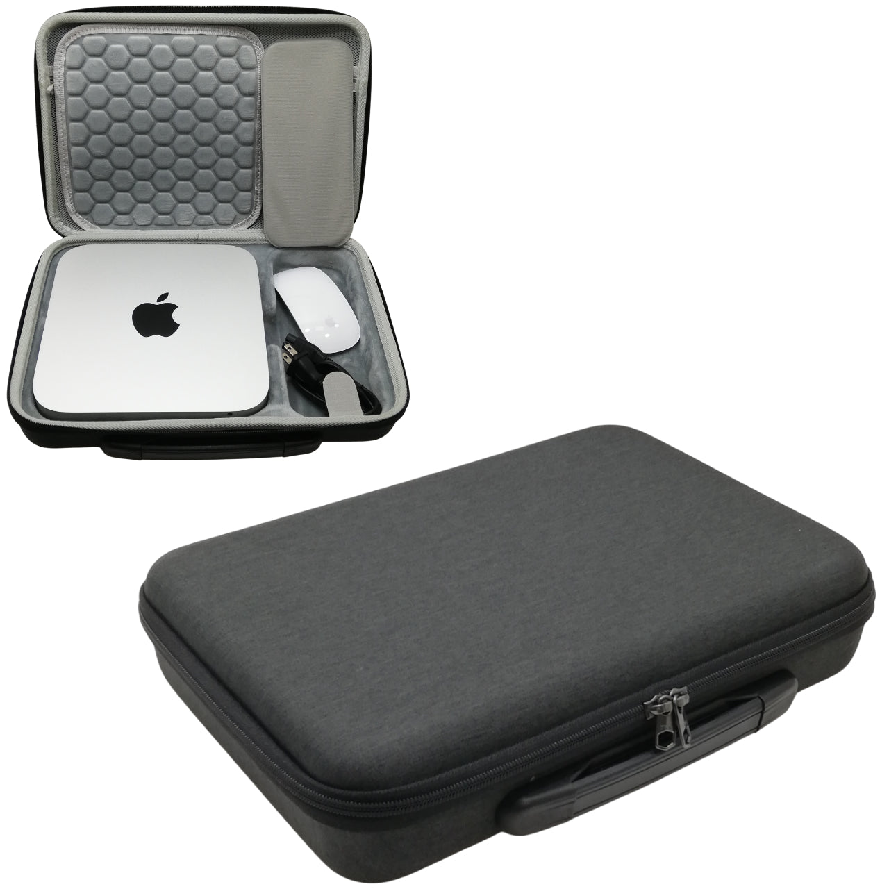 キーボードとマウスが収納可能なMacmini用キャリングケース