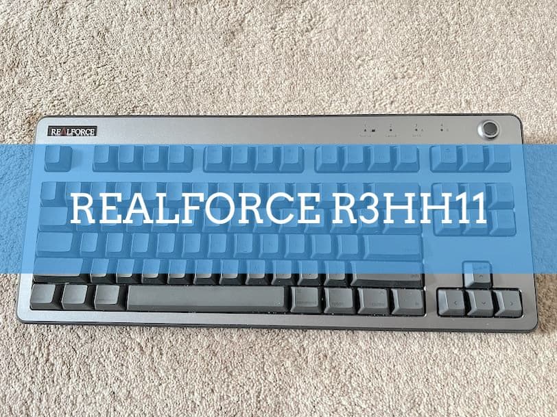 高級キーボード「REALFORCE 東プレ R3 Mac用配列 英語配列 R3HH11