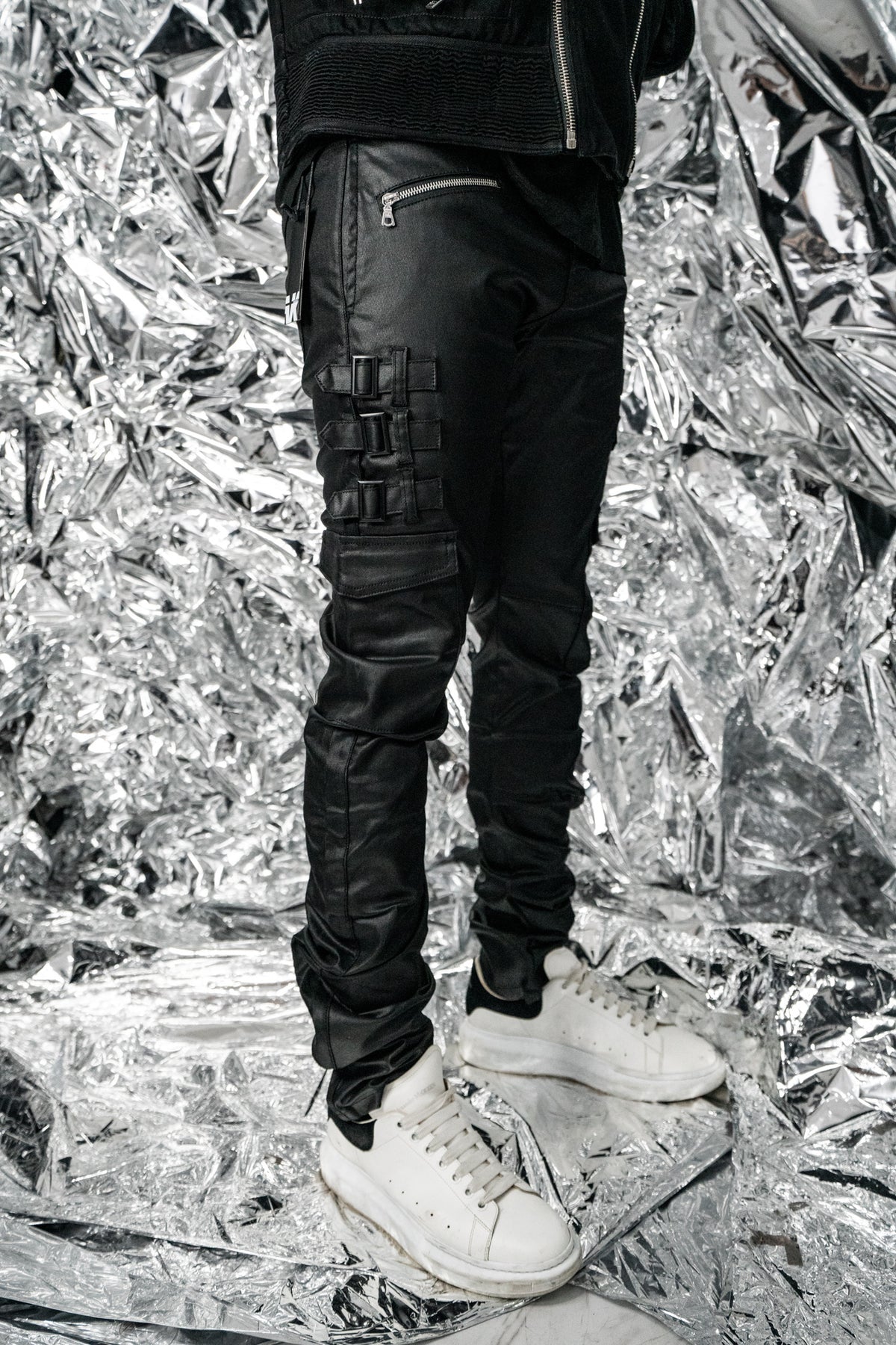 OMARI WAXED JEANS | AKINGS