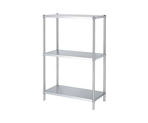 ステンレスラック （SUS304・ベタ棚3段仕様） 588×438