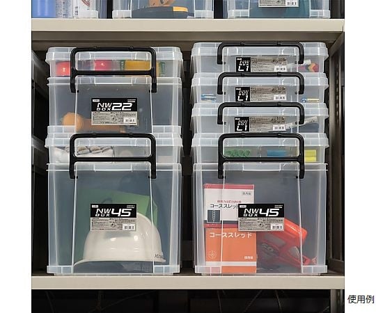 取扱を終了した商品です］NWボックス #45 クリア 443205 61-3519-76