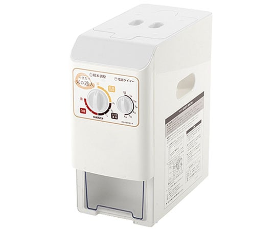 圧力式家庭用精米機 つきたて米の達人 5合用 ホワイト YRP-51(W) - as