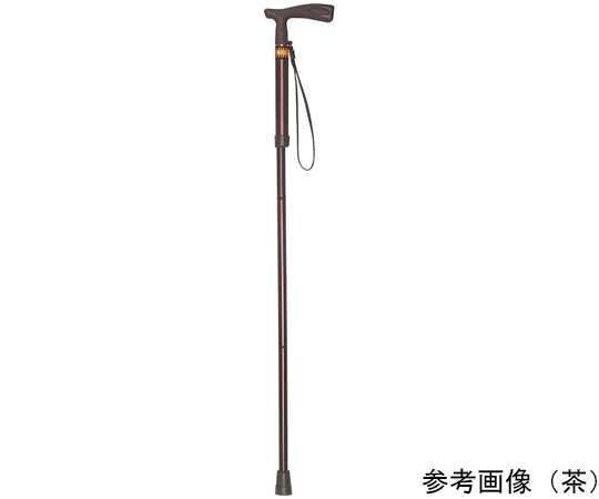 67-8080-17 アルミ製 T字杖（伸縮・折りたたみ式） 小 パープル TY126F