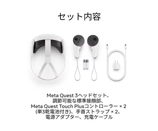 67-9336-84-64 Meta Quest3 128GB レンタル30日 899-00591-01 【AXEL