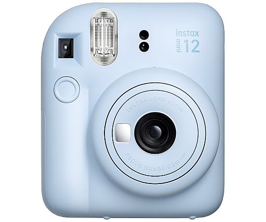 67-2390-33 チェキ instax mini 12 パステルブルー MINI 12BU 【AXEL