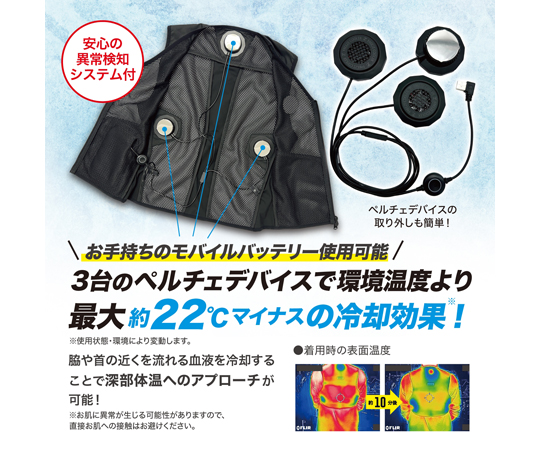 68-4068-29 I'ZペルチェベストセットⅡ XLサイズ IZPV-SETⅡ-XL 【AXEL