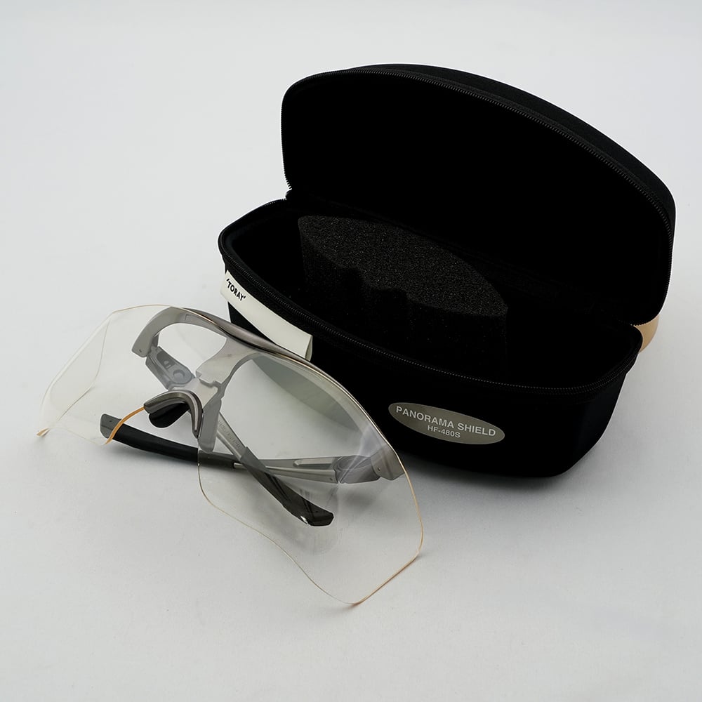 8-8991-13 パノラマシールド オーバーグラス ストームグレー HF-480S