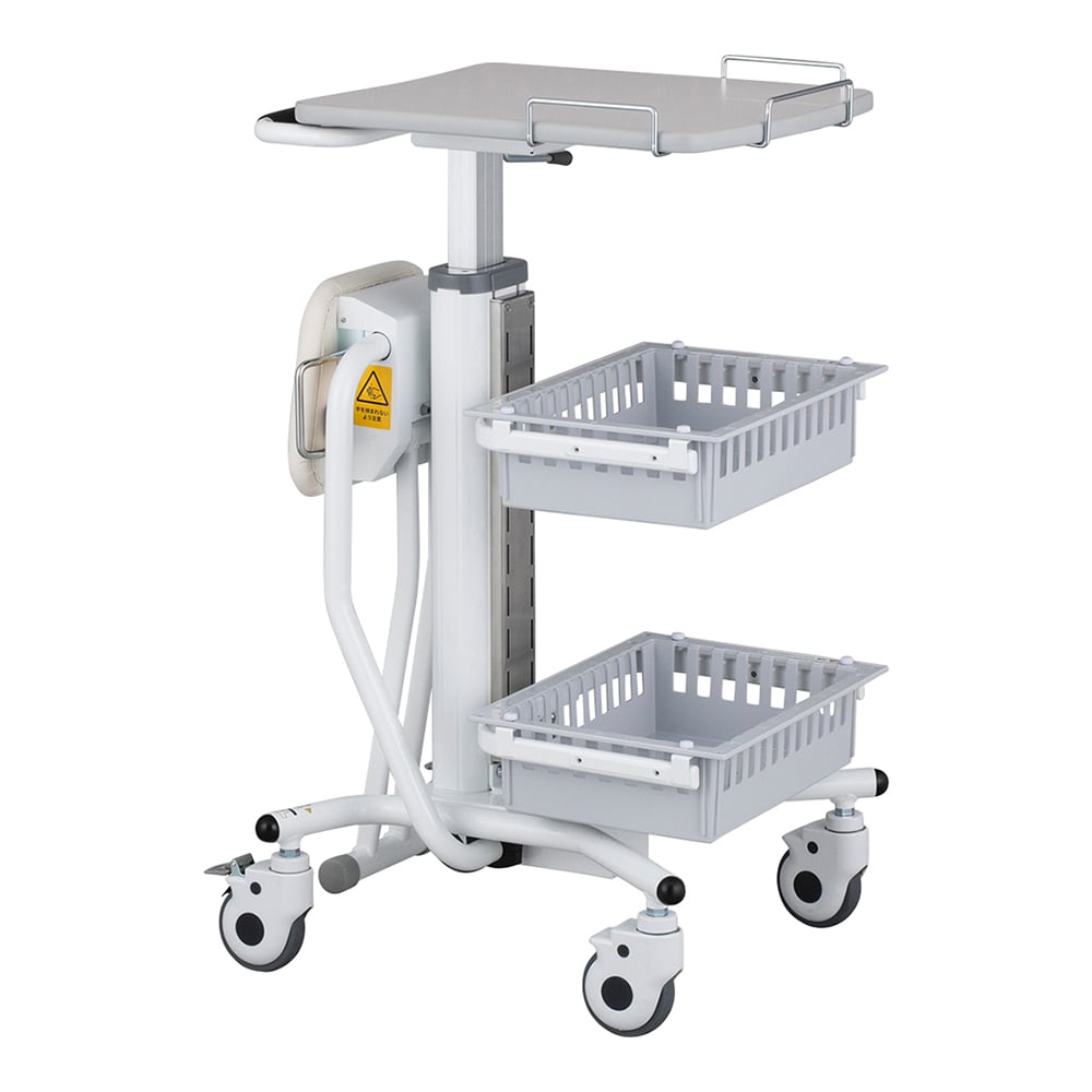 8-918-01 椅子付きナースカート SN-C1T2-W 【AXEL】 アズワン