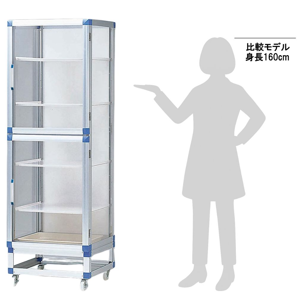 1-5209-01 スタンダードデシケータージャンボ 574×523×1765mm 強化