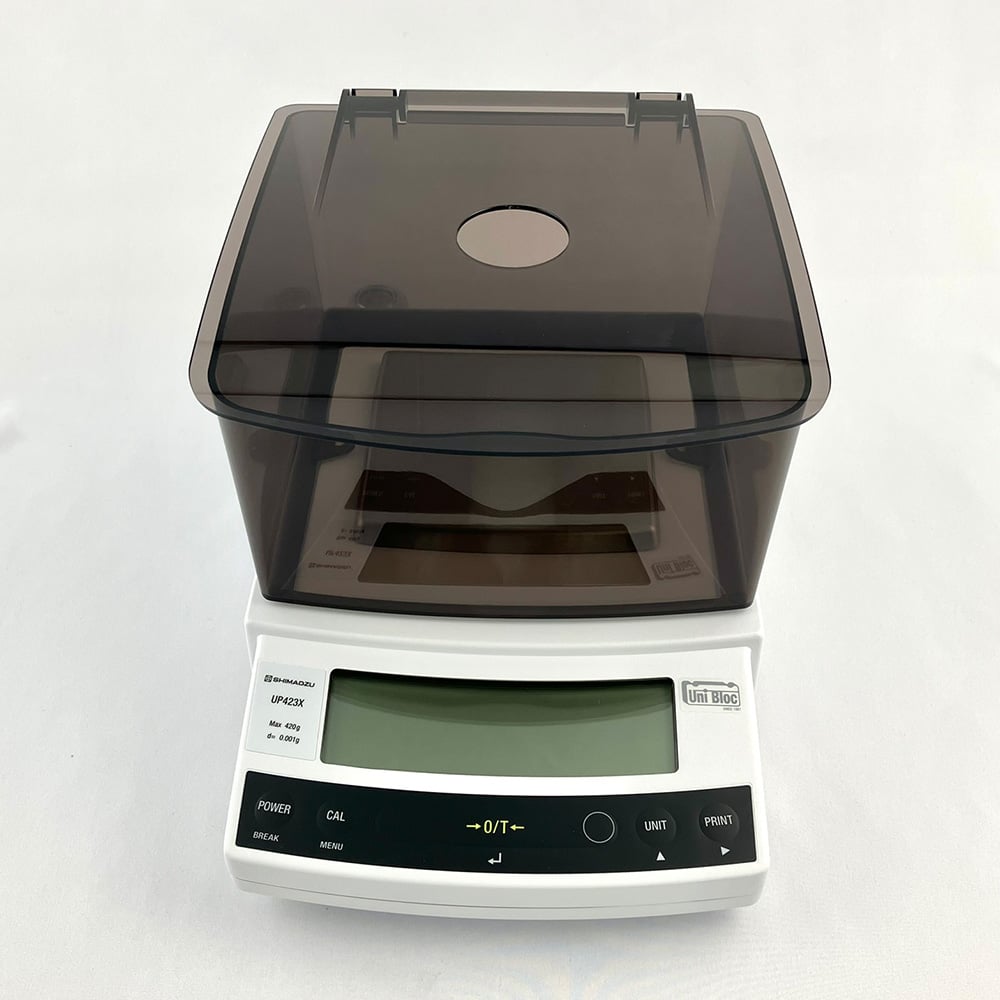 1-6735-12 上皿天びん UP-X・校正分銅内蔵タイプ 420g 最小表示：0.001