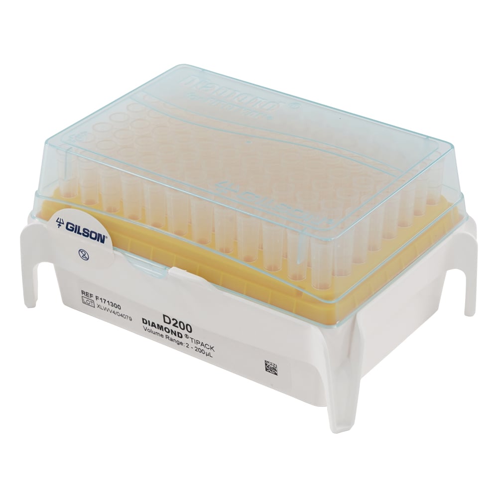 1-6857-09 ダイアモンドチップ D200T Tipack 未滅菌 2～200μL 96本×10