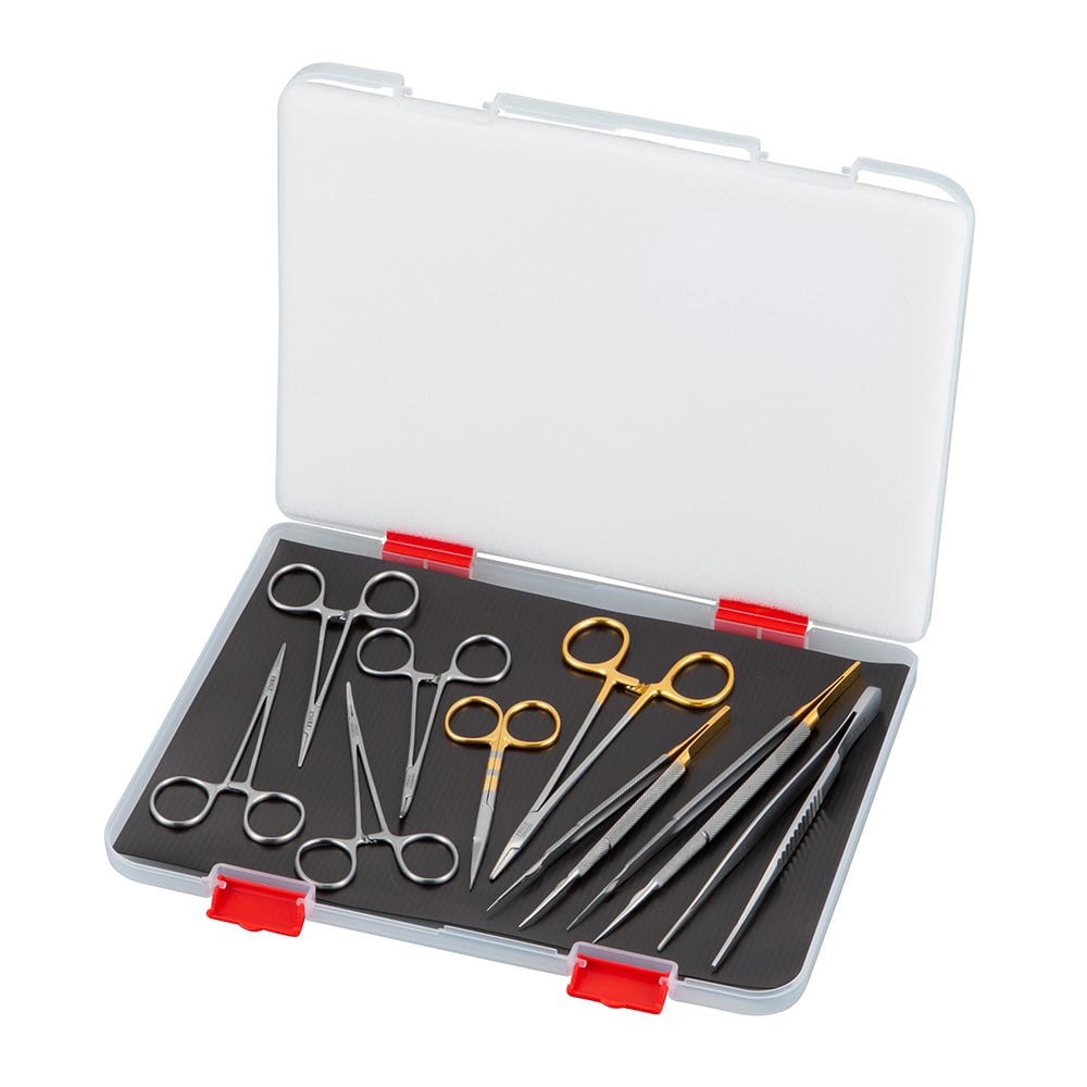 1-6898-04 小動物用手術セット FRIGZ マイクロサージェリーセットC