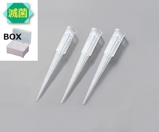 3-6629-09 ビオラモサクラチップ（ラックパック） 200μL ナチュラル