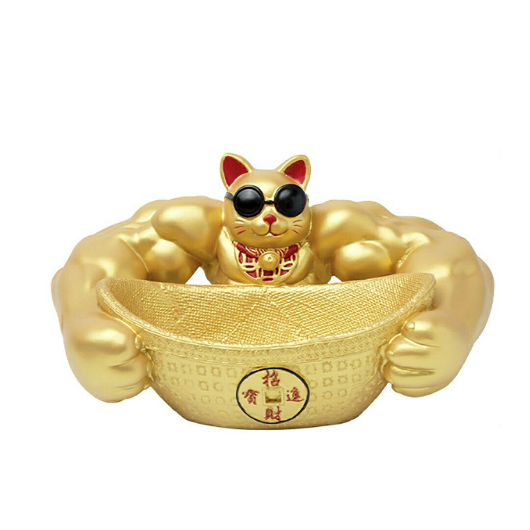 風水 インテリア | ゴールド招き猫風水置物 - 金運・財運アップ – AiO