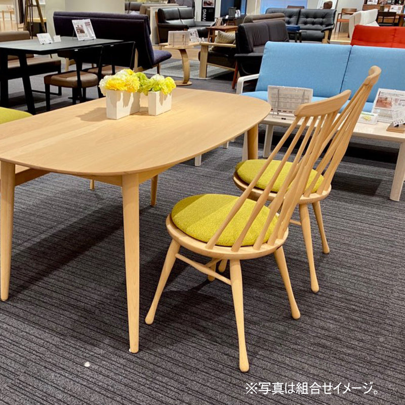 カリモク 椅子 ダイニングチェア 板座 CF5025 ブナ材 2色 幅47cm 軽量