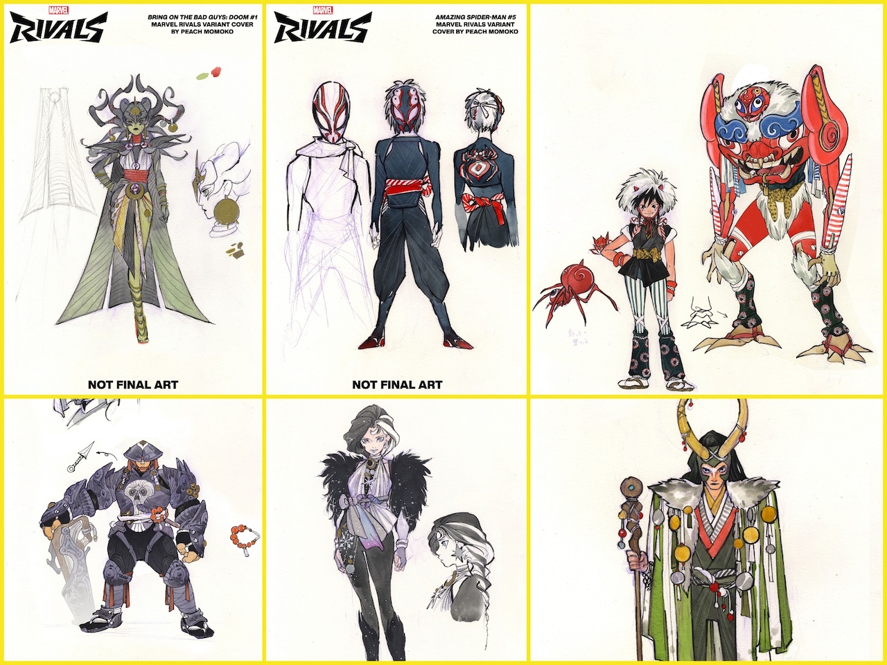 New Peach Momoko 'Marvel Rivals' designs revealed out June 2025 • AIPT