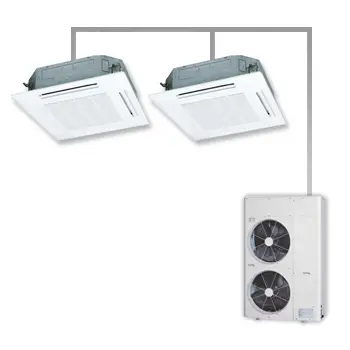 業務用エアコン 天井カセット形4方向 6馬力 超省エネタイプ ツイン