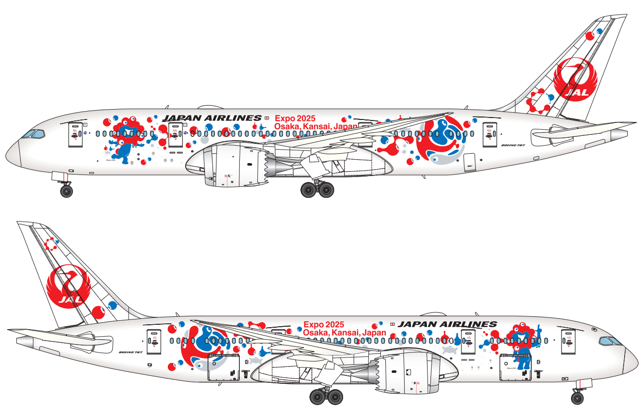 JALミャクミャクJET」2号機はボーイング787！6月3日より国際線に就航