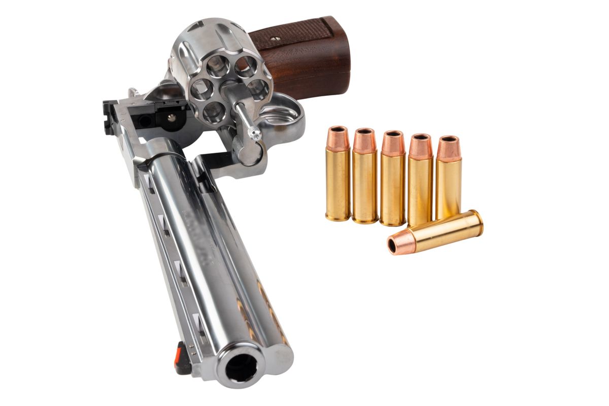 MARUSHIN アナコンダ 44 マグナム リボルバー (8 インチ) - 銀(ぎん