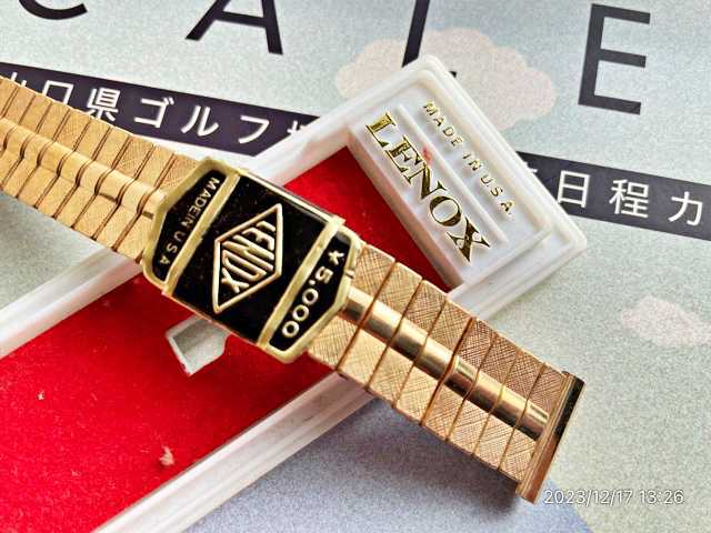 USA LENOX エクスパンション ベルト ビンテージ アンティーク 伸縮