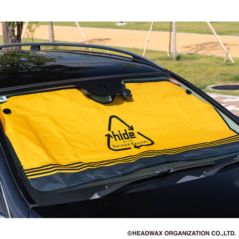 NEW! hide OFFICIAL GOODS】hide Car Sunshade Yellow ver. 8/22(金
