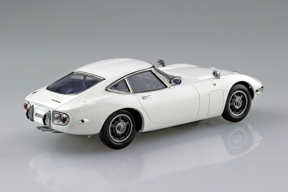 トヨタ 2000GT(ペガサスホワイト) - AOSHIMA SCALE MODEL LINEUP