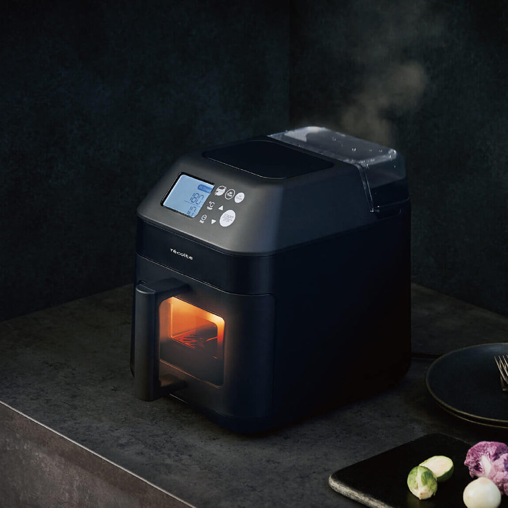 recolte（レコルト）ハイスチームエアーオーブン ナチュラルブラック