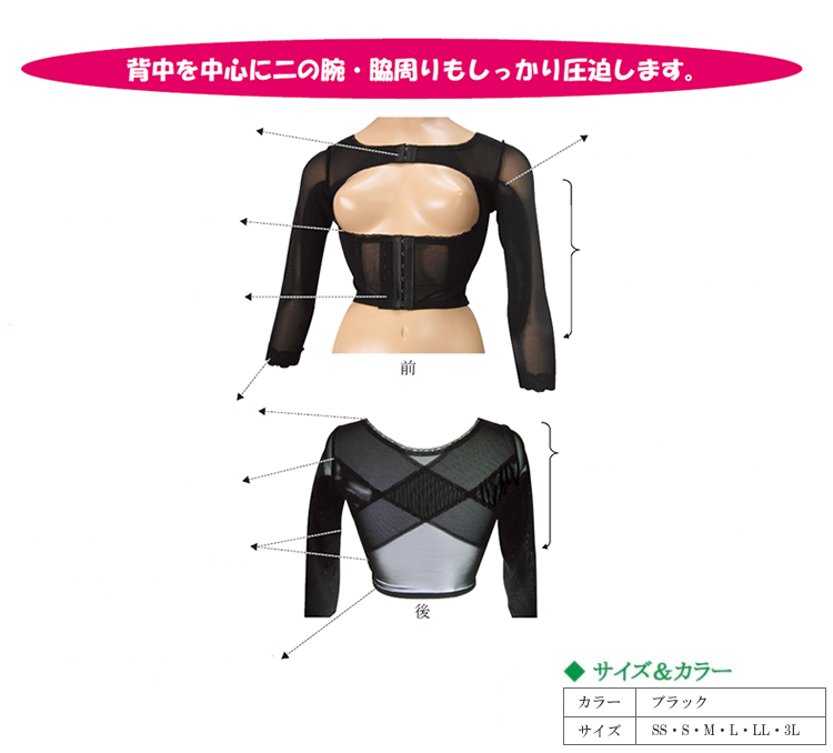 サラマシェリ SSサイズ 脂肪吸引 圧迫着 医療用圧迫着（サラ マシェリ） | 株式会社エーエムコーポレーション